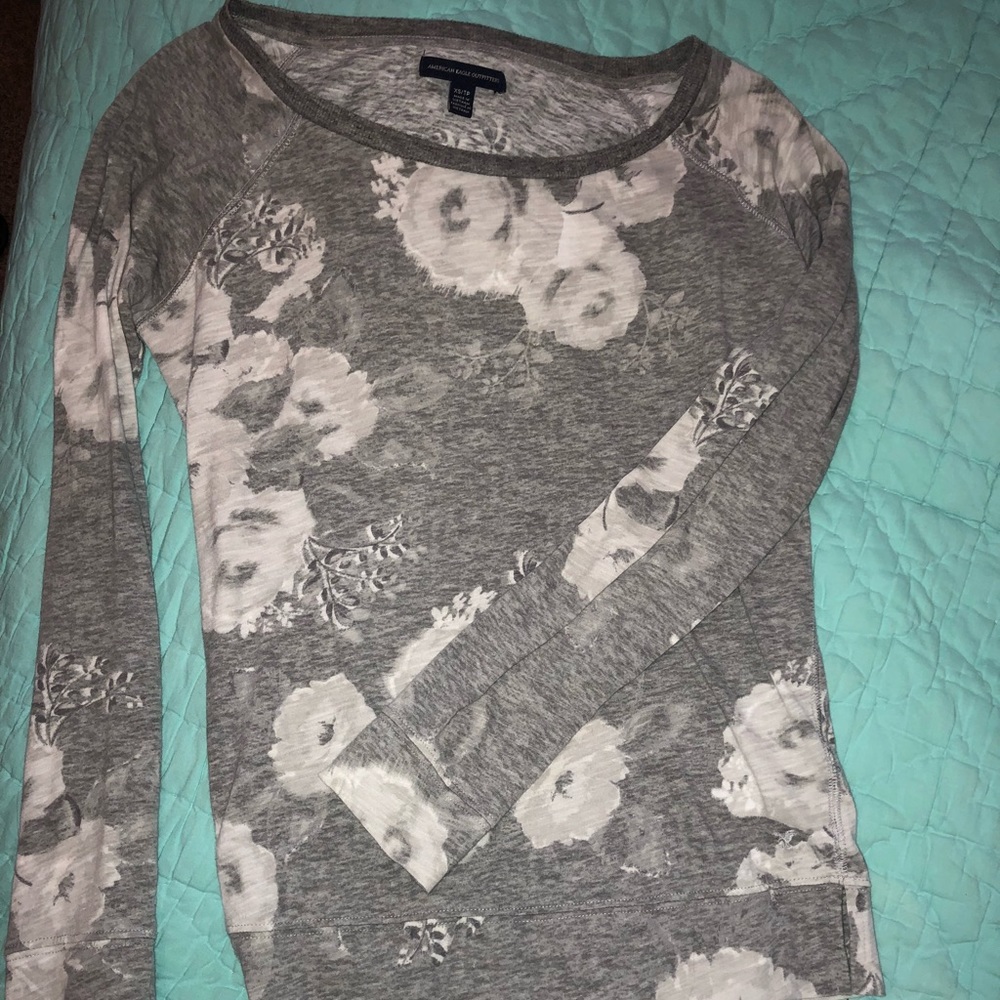 Floral long sleeve shirt